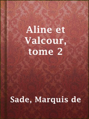 cover image of Aline et Valcour, tome 2
